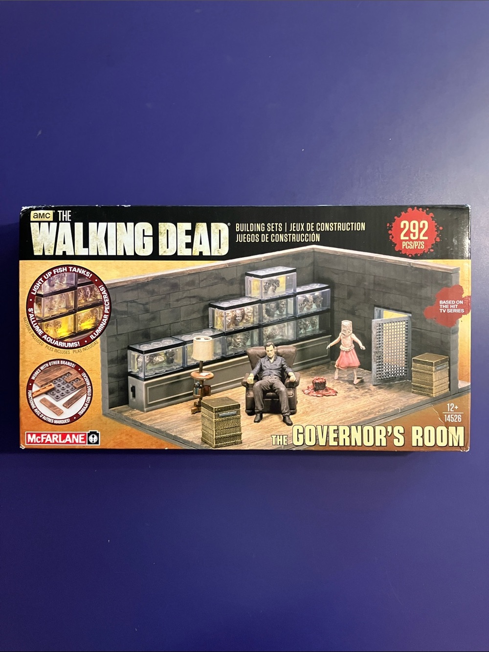 NEW The Walking Dead The Governor's Room McFarlane Building Set